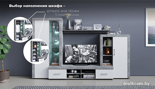 Стенка Империал Джерси (ателье светлый)