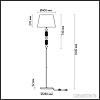 Торшер Odeon Light 4861/1FA Candy