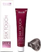 Крем-краска для волос Ollin Professional Silk Touch 4/1 шатен пепельный