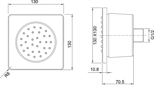 Боковая форсунка Aquatek AQ2099MB