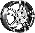 Литые диски X'trike X-105 15x6&quot; 4x100мм DIA 67.1мм ET 35мм BK/FP