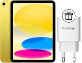Планшет Apple iPad 10.9&quot; 2022 64GB (желтый) + Canyon CNE-CHA20W02