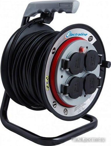 Удлинитель Electraline 49122 (30 м, черный)