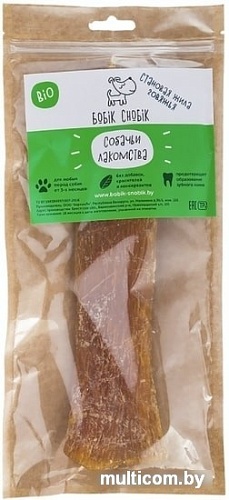 Лакомство для собак Бобик Снобик Становая жила говяжья сушеная 75 г