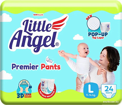 Трусики-подгузники Little Angel Baby Diaper Pants Premier Large (24 шт)