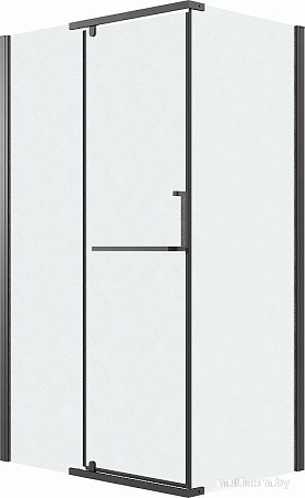Душевой уголок Grossman Pragma 120x90x195 120.K33.03.1290.21.02 (черный матовый/стекло шиншилла)