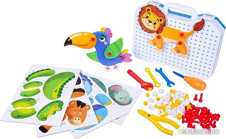 Мозаика/пазл Bondibon 3D Фигурки животных ВВ4621