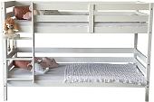Двухъярусная кровать Dyatel Моритц 90x200 с настилом HF-BS-059-WH (белый)