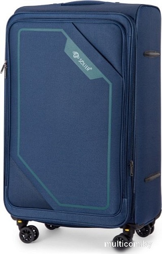 Чемодан-спиннер Solier STL2240 (M, синий/зеленый)
