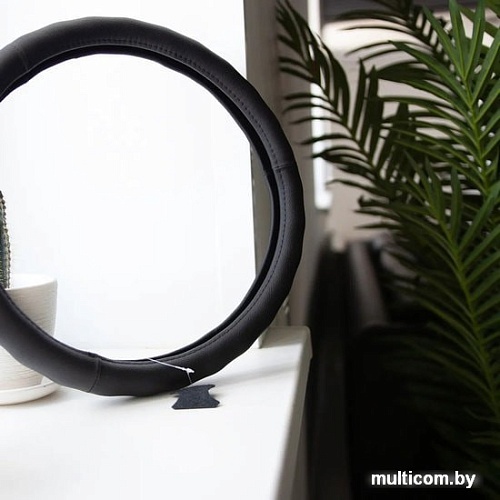 Оплетка на руль AVS GL-165M-B