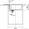 Кухонная мойка Franke UBG 611-78L (серый)