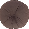 Декоративная подушка Sled Круглая 40x40x10 (коричневый)