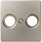 Накладка для TV розетки Simon 82097-34 (шампань матовый)