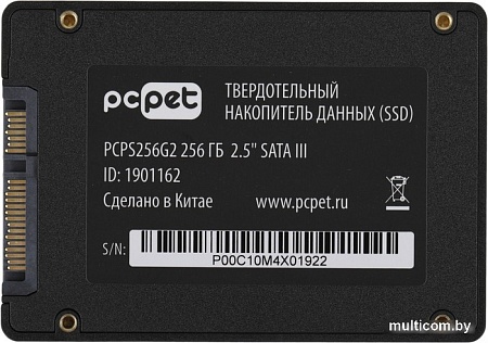 SSD PC Pet 256GB PCPS256G2