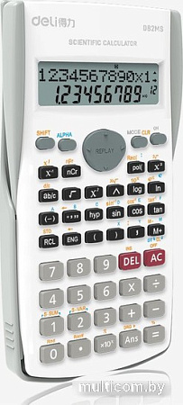 Инженерный калькулятор Deli D82MS (белый)