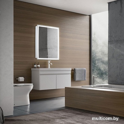 Silver Mirrors Шкаф с зеркалом Киотo 53.5х75 LED-00002356