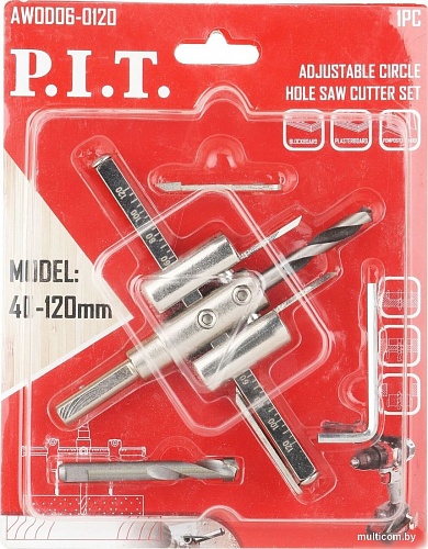 Набор сверл P.I.T. AWOD06-0120