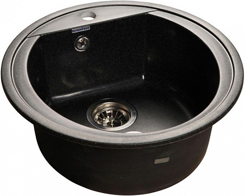 Кухонная мойка GranFest GF-R-L-500 (черный)