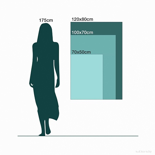 Картина Stamprint Мост в тумане 2 ST039 (120x80)