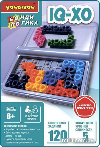 Настольная игра Bondibon БондиЛогика IQ-Xo ВВ5843