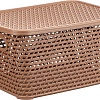 Ящик для хранения Idea Ротанг (бежевый)