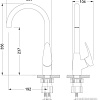 Смеситель Lemark Линара LM0405PAN