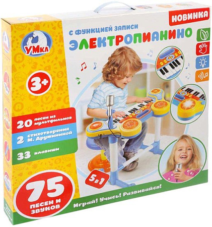 Пианино/синтезатор Умка С функцией записи B1407168-R1