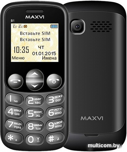 Мобильный телефон Maxvi B1 (черный)