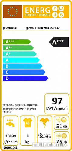 Стиральная машина Electrolux EW8F1R48B