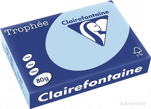 Clairefontaine Trophee A4 80 г/кв.м 500 л 1971PC (голубой)