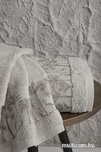 Полотенце Arya Palm 70x140 (бежевый)