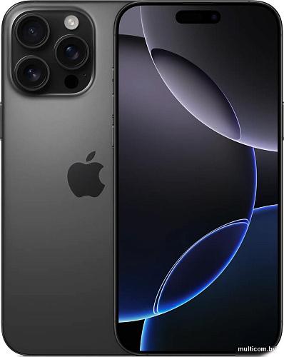 Смартфон Apple iPhone 16 Pro Max Dual SIM 256GB (черный титан)