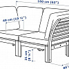 Садовый диван Ikea Эпларо 092.600.60