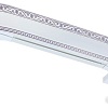Карниз для штор Legrand Монарх 48070151 (2.4 м, белый глянец/хром)