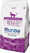 Корм для кошек Monge Adult Rich in Chicken 0.4 кг
