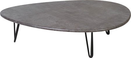 Журнальный столик Калифорния мебель Дадли (серый бетон)