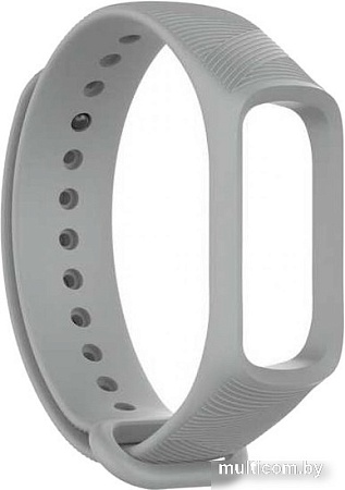 Ремешок Rumi силиконовый для Samsung Galaxy Fit e (серый)