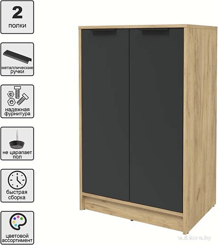 Тумба Интерлиния Концепт КТ-Т64 (антрацит/дуб золотой)