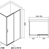 Душевая стенка Alex Baitler SG64B80 80x200