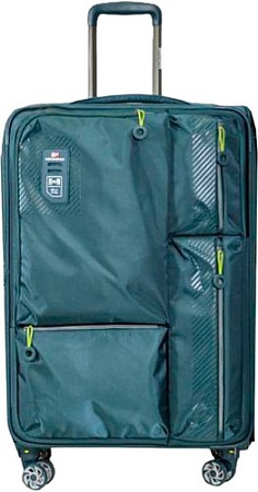 Чемодан-спиннер Mironpan 50160 63 см (бирюзовый)