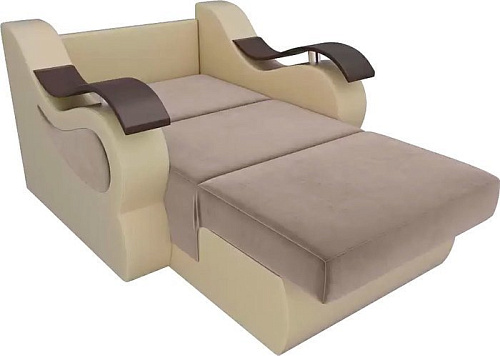 Кресло-кровать Mebelico Меркурий 105485 60 см (коричневый/бежевый)