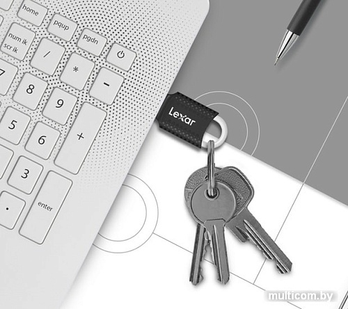 USB Flash Lexar JumpDrive V40 64GB (черный)