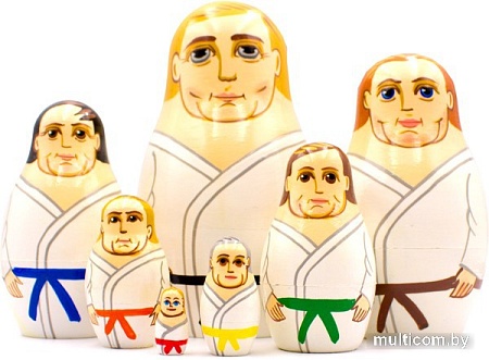 Развивающая игра Брестская Матрешка Боевые искусства (набор 7 шт)