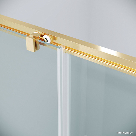 Душевой уголок Grossman Cosmo 100x70x195 120.K33.02.1070.32.00 (золото сатин/стекло прозрачное)