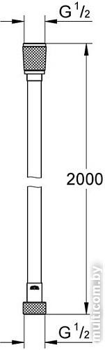 Душевой шланг Grohe Silverflex 27137000