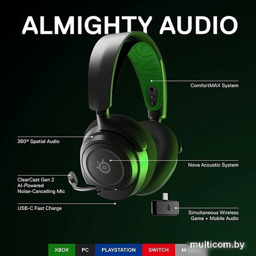 Наушники SteelSeries Arctis Nova 7X Wireless