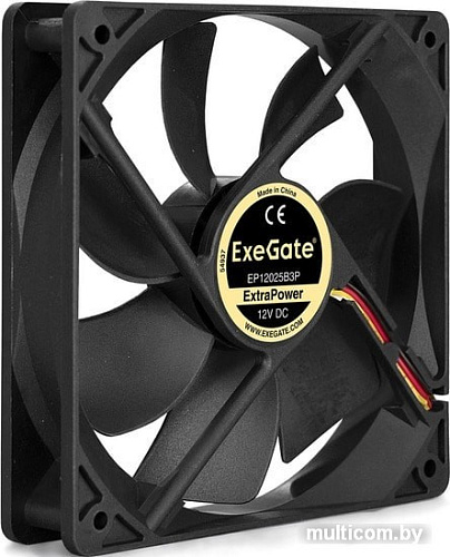 Вентилятор для корпуса ExeGate ExtraPower EP12025B3P EX283386RUS