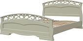 Кровать Bravo Мебель Грация 1 160x200 (фисташковый)