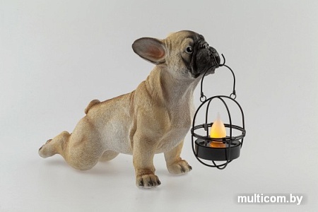 Садовый светильник-фигура ЭРА Французский бульдог ERASF22-04 Б0053353