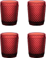 Набор стаканов для воды и напитков Vista Alegre Bicos Red 49000012 (4 шт)